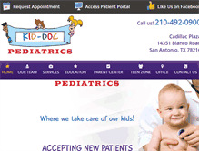 Tablet Screenshot of kid-doc.com